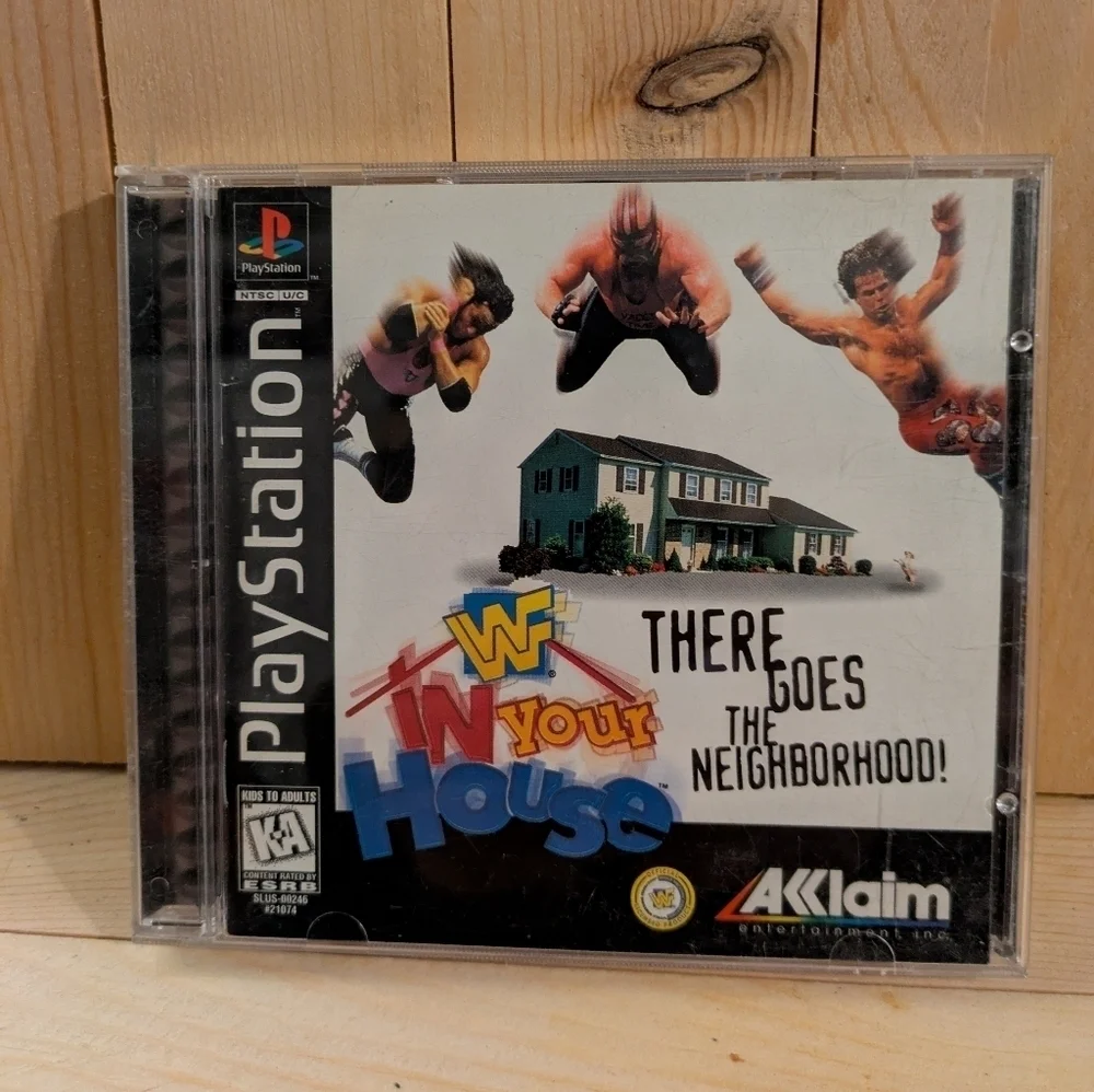 WWF In Your House PlayStation Game Used PlayStation Aklaim
